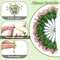 Artificial Faux Hanging Plants Flowers Basket for Spring Outdoor Decoration, Fake Silk Daisy UV Resistant Look Real with Eucalyptus Leaves Summer Outside Decor for Home Patio Garden